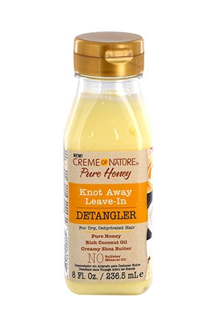 CREME OF NATURE Pure Honey Knot Away Leave In Detangler(8Oz) - Sareya Beauty - Calgary hair store, Beauty Supply